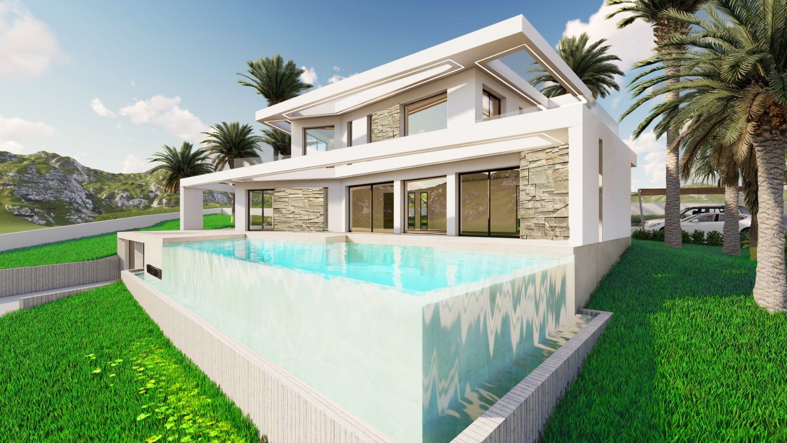New Build Luxury Villa for Sale in Javea with Panoramic Views and Indoor Pool.